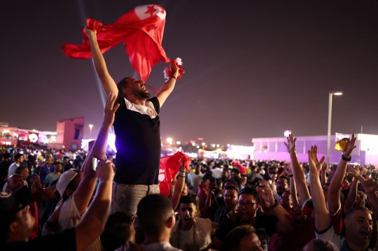 Antusiasme Suporter dari Penjuru Dunia Meriahkan Pembukaan FIFA Fan Festival di Qatar