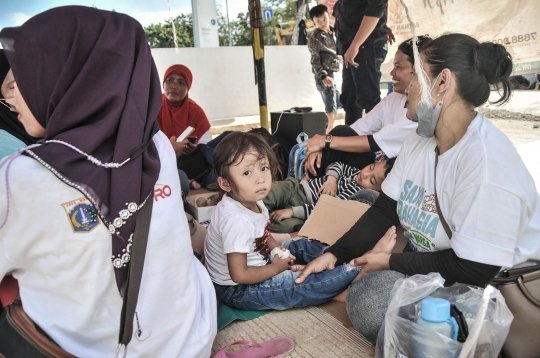 Puluhan Warga Kampung Susun Bayam Bertahan di Tenda Tuntut Segera Menghuni