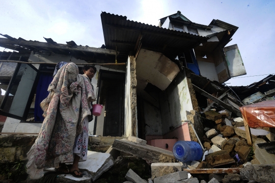 Penampakan Kerusakan Parah Akibat Gempa Cianjur