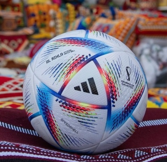 Potret Bola 'Al Rihla' yang Digunakan di Piala Dunia 2022, Ternyata Buatan Indonesia