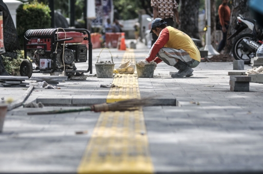 Pemprov DKI Alokasikan Rp171 M untuk Pembangunan Trotoar