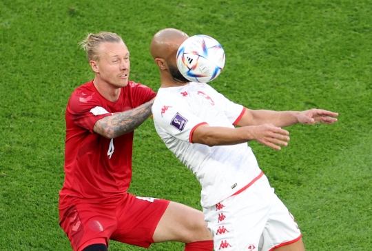 Denmark vs Tunisia Imbang 0-0