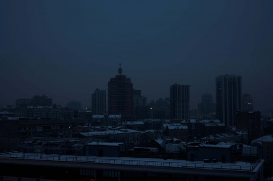 Ibu Kota Ukraina Gelap Gulita