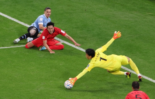 Momen Uruguay vs Korea Selatan Tampil Agresif Tanpa Gol