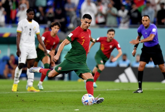 Momen Cristiano Ronaldo dan Timnas Portugal Tekuk Ghana 3-2