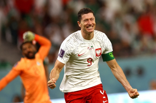 Gol Robert Lewandowsk Bungkam Arab Saudi di Piala Dunia 2022