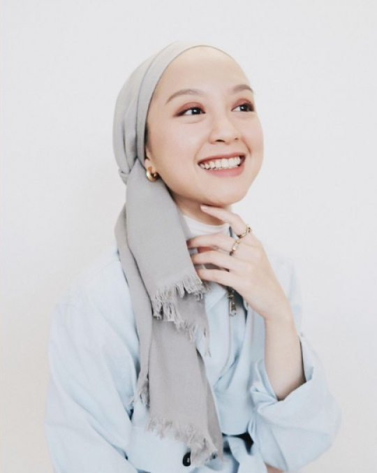 Namanya Trending Topic di Twitter, Intip Gaya Hijab Turban ala Gitasav