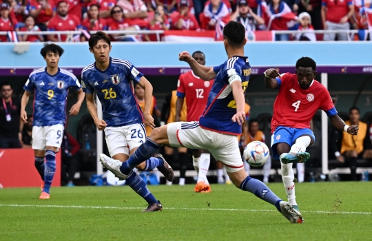Momen Kosta Rika Bungkam Langkah Jepang Lolos ke Babak 16 Besar Piala Dunia 2022