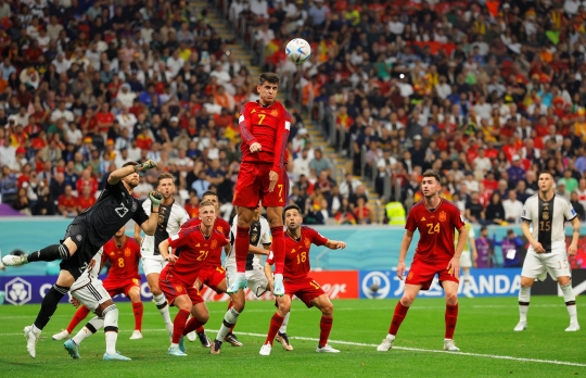 Tahan Imbang Spanyol, Jerman Jaga Peluang Lolos ke 16 Besar Piala Dunia