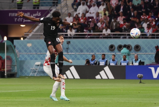 Aksi Alphonso Davies Cetak Gol Tercepat di Piala Dunia 2022