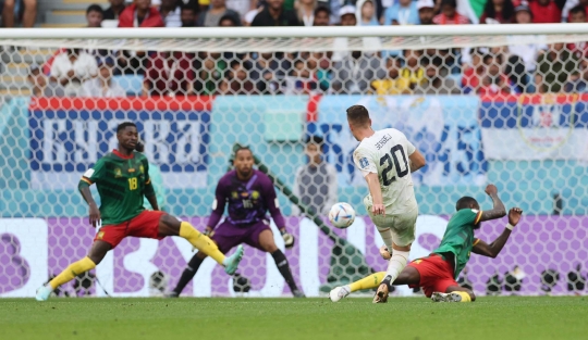 Sengitnya Duel Kamerun vs Serbia, 6 Gol Tercipta dan Berakhir Imbang