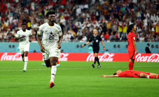 Seru, Ghana Tumbangkan Korea Selatan Lewat Drama 5 Gol