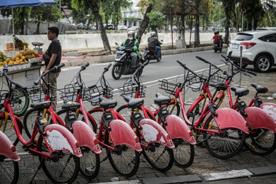 Nasib Bike Sharing di Jakarta, Terbengkalai dan Sulit Pendanaan