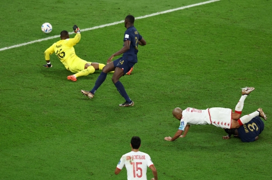 Momen Prancis Lolos ke 16 Besar Piala Dunia 2022 Usai Dikalahkan Tunisia