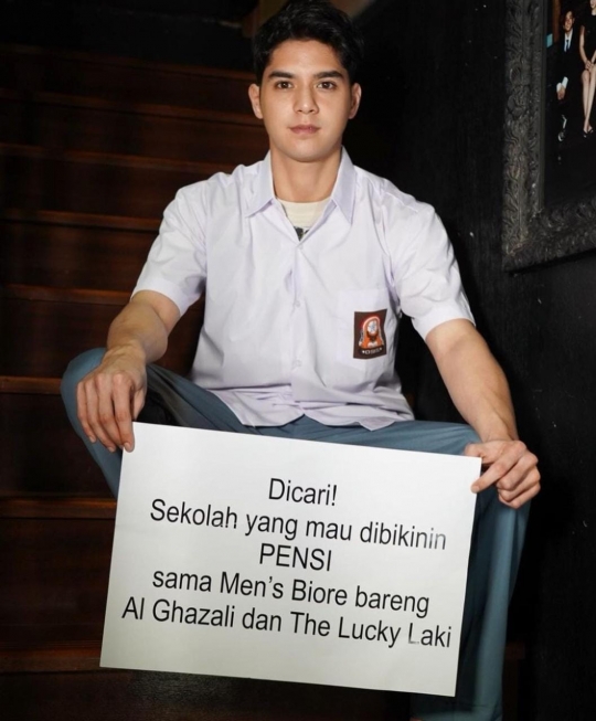 Potret Al Ghazali Berseragam SMA, Disebut Masih Cocok dan Asli Ganteng Banget