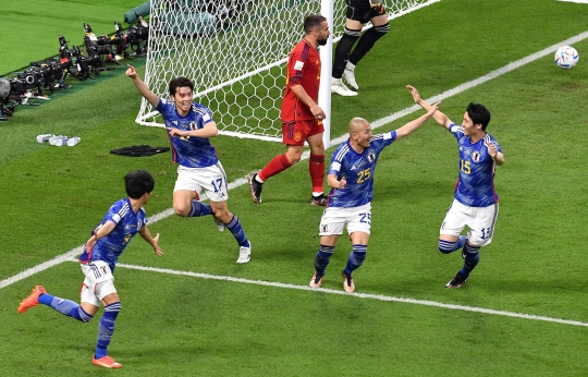 Melihat Lebih Jelas Gol Kontroversial Jepang ke Gawang Spanyol