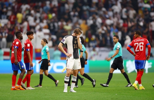 Wajah Lesu Pemain Jerman Gagal Lolos 16 Besar Piala Dunia 2022