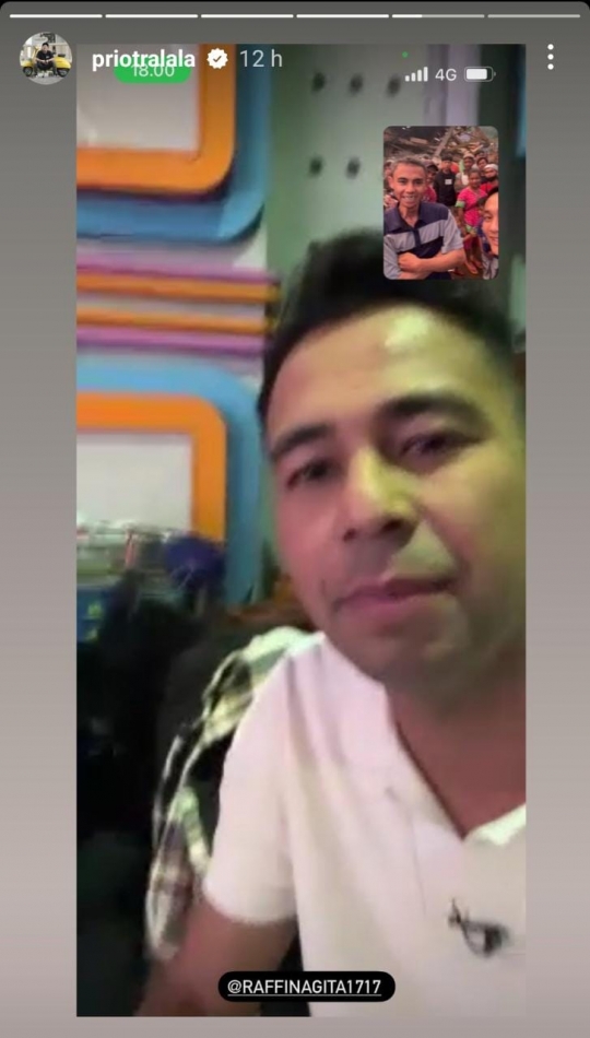 Momen Raffi Ahmad Video Call Warga Cianjur, Titip Bantuan Gempa ke Manajer