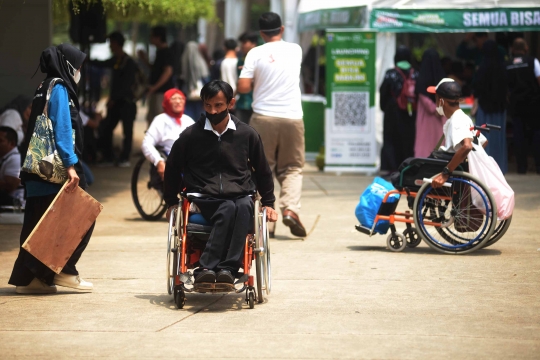 Puluhan Perusahaan Ramaikan Job Fair Disabilitas di Lapangan Banteng