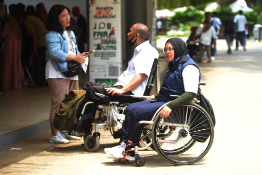 Puluhan Perusahaan Ramaikan Job Fair Disabilitas di Lapangan Banteng