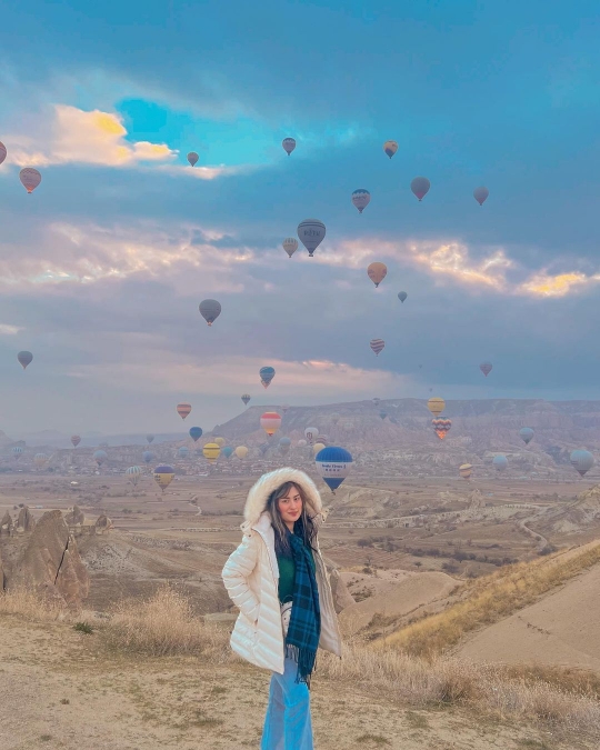 Liburan di Turki, Ini Deretan Momen Keseruan Adly Fayruz dan Keluarga di Cappadocia