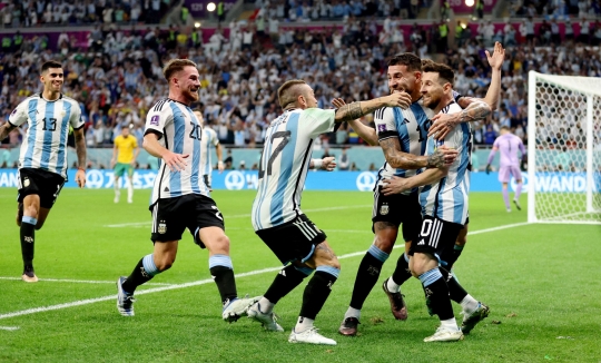 Aksi Messi dan Julian Bawa Argentina ke 8 Besar Piala Dunia Usai Tekuk Australia 2-1