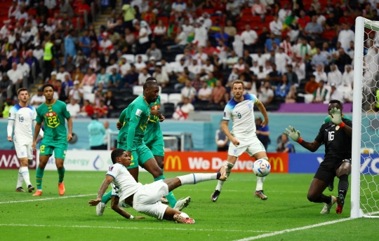 Keganasan Inggris Hajar Senegal 3-0 di Laga 16 Besar Piala Dunia 2022