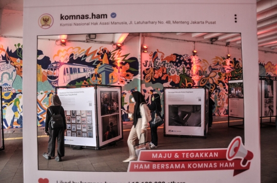 Pameran Foto Cerita HAM Hiasi Terowongan Kendal