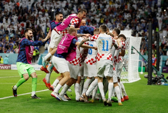 Momen Kemenangan Kroasia Usai Bikin Jepang Nangis Lewat Drama Adu Penalti