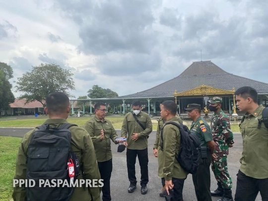 Potret Paspampres Siapkan Pengamanan VVIP Jelang Pernikahan Kaesang Anak Jokowi