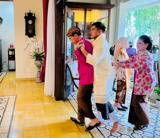 Momen Siraman Kaesang Pangarep di Surakarta
