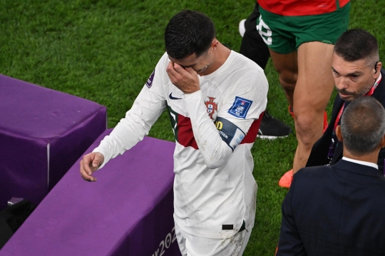 Portugal Tersingkir, Cristiano Ronaldo Menangis