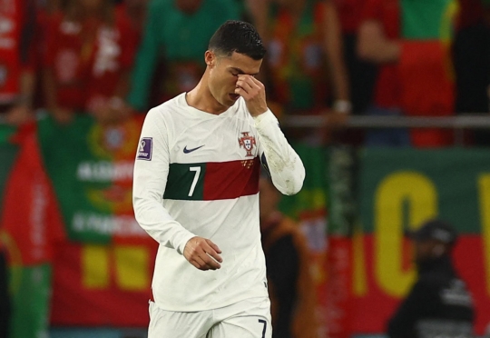 Portugal Tersingkir, Cristiano Ronaldo Menangis