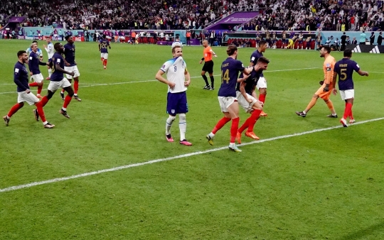 Wajah Penyesalan Harry Kane Usai Ditekuk Prancis 1-2 di Piala Dunia 2022