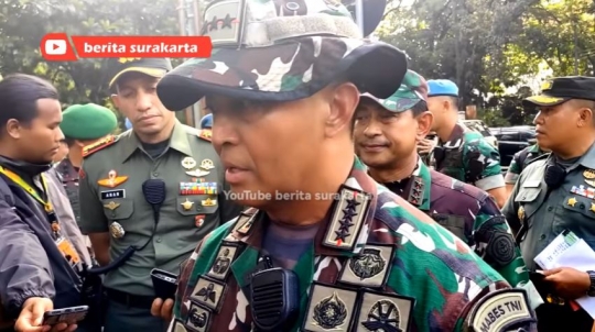 Pengamanan Pernikahan Kaesang & Erian Diperketat, Panglima TNI Sisir Gang-gang