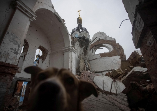 Nestapa Gereja Hancur Lebur Akibat Serangan Rusia di Ukraina
