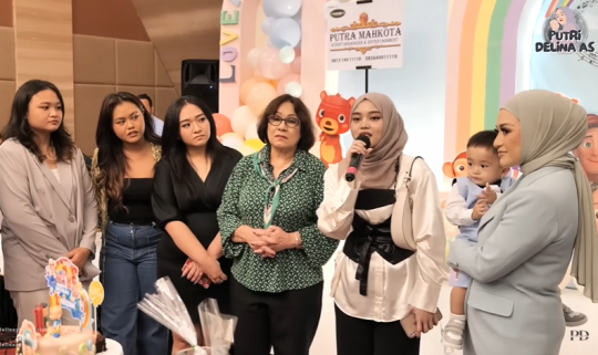 Putri Delina dan Nathalie Holscher Kompak di Ultah Adzam, Intip Potret Kebersamaannya