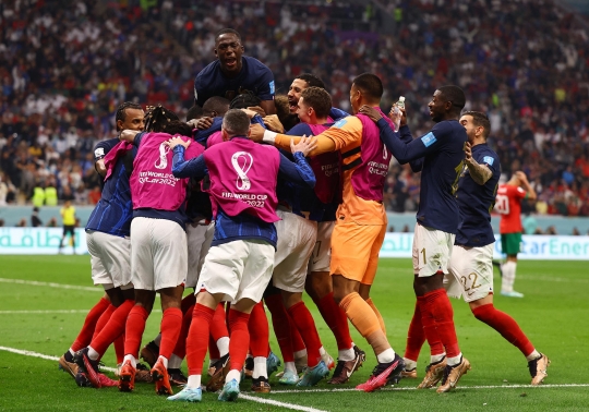 Momen Prancis Kandaskan Maroko dan Melaju ke Final Piala Dunia 2022