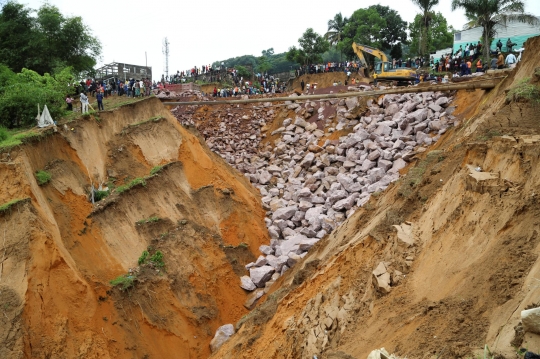 Kondisi Longsor Parah di Kongo yang Tewaskan 120 Orang