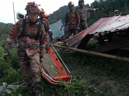 Bencana Longsor Terjang Bumi Perkemahan di Malaysia, Puluhan Orang Jadi Korban