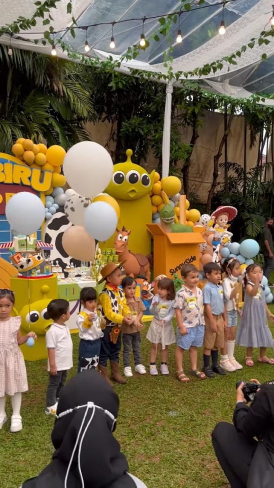 Bertema Toy Story, Intip Kemeriahan Perayaan Ulang Tahun Xabiru yang ke-5