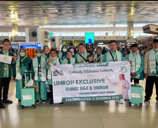 Kaya Raya, Ganteng dan Baik Hati, Raffi Ahmad Berangkatkan Bopak - Istri Umrah