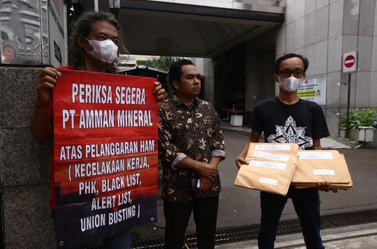 Aliansi Masyarakat Anti Mafia Tambang Datangi Kantor PBB di Jakarta