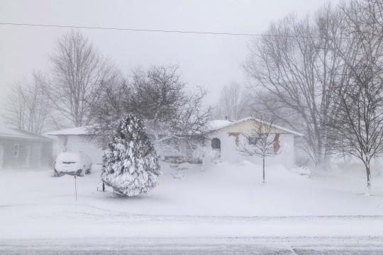 Badai Musim Dingin Terjang Kanada, Suhu Minus 45 Derajat Celsius