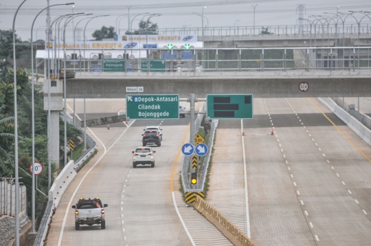 Tol Cijago Seksi 3A Kukusan-Krukut Dibuka Gratis Selama Libur Nataru