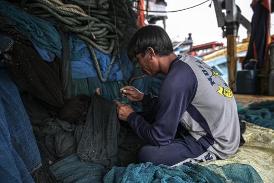 Cuaca Buruk, Nelayan di Muara Angke Libur Melaut