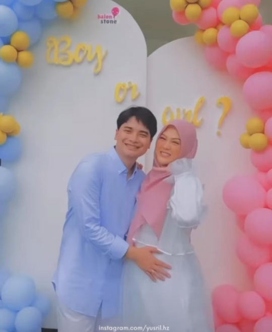 Begini Kemeriahan Gender Reveal Henny Rahman Istri Alvin Faiz