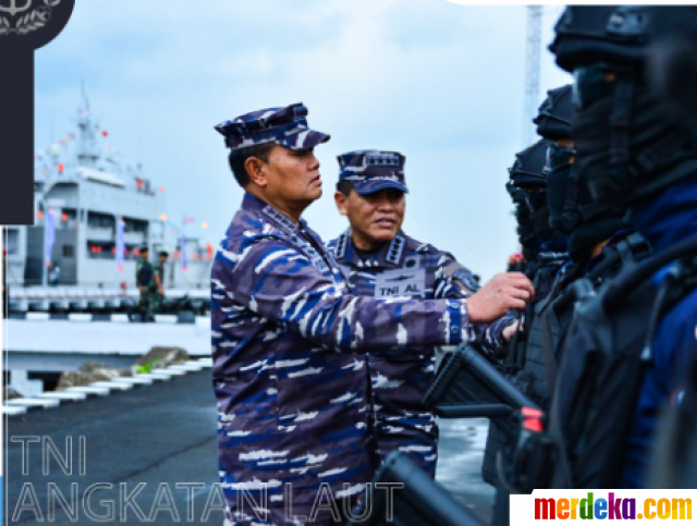 Foto : Sebelum Serahkan Tongkat Komando, Panglima TNI-Kasal Berlayar ...