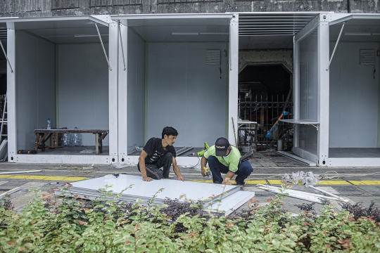 92 Kios Bongkar Pasang untuk PKL di Kawasan Tugu Proklamasi