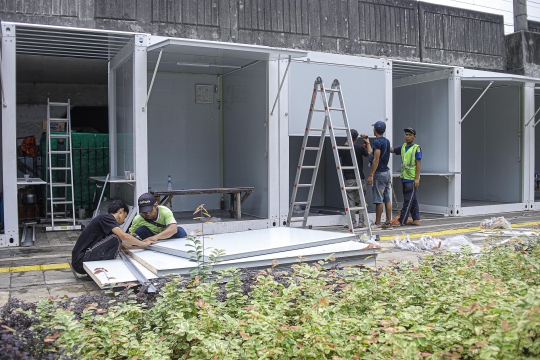 92 Kios Bongkar Pasang untuk PKL di Kawasan Tugu Proklamasi
